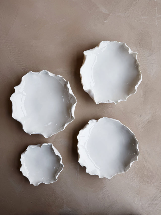 RAW Large Bowl - White Porcelain