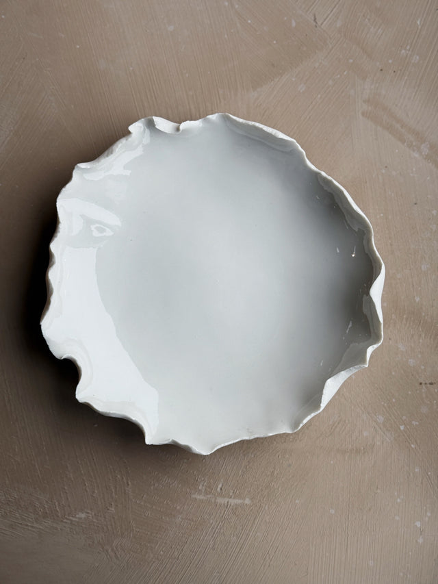 RAW Large Bowl - White Porcelain