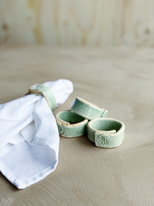 Napkin rings - Aqua