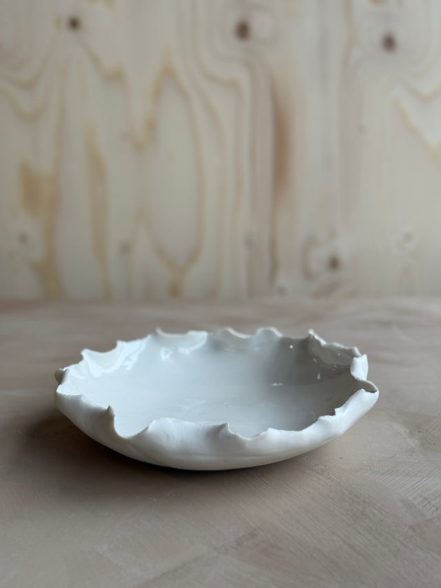 RAW Large Bowl - White Porcelain