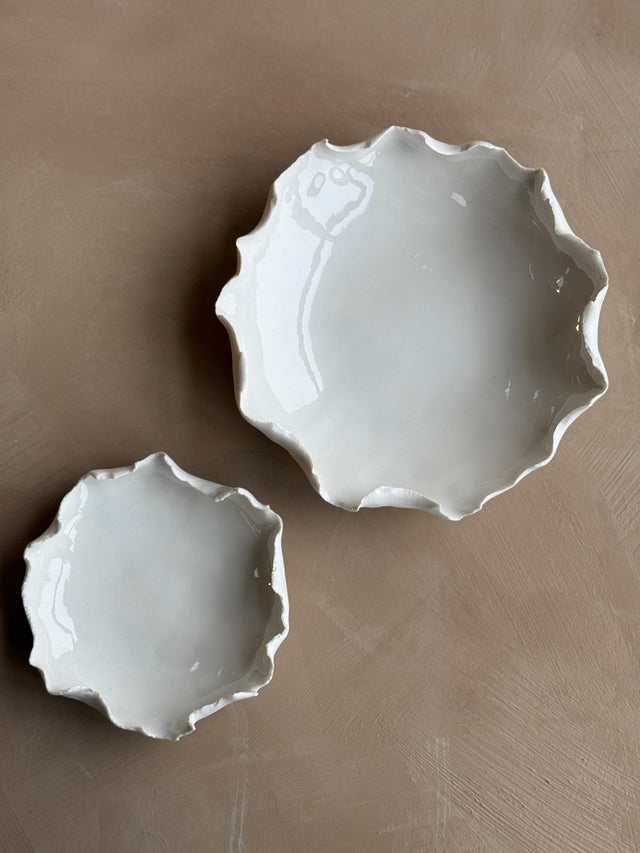 RAW Large Bowl - White Porcelain