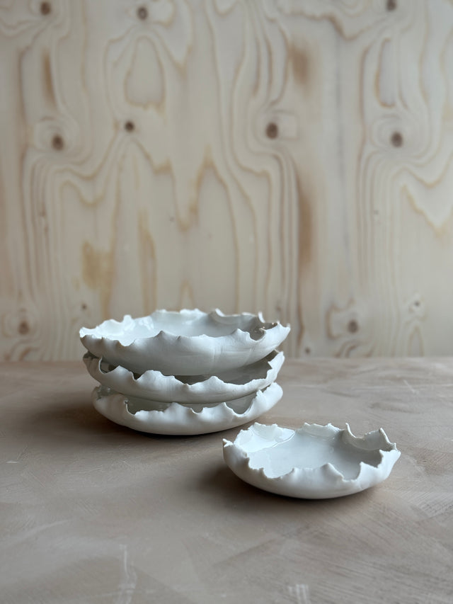 RAW Large Bowl - White Porcelain