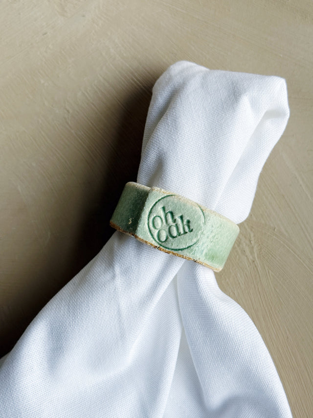 Napkin rings - Aqua